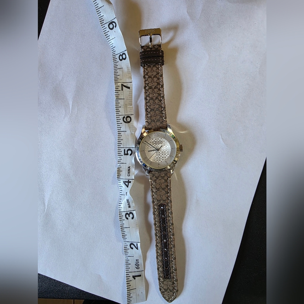 Coach Tan Leather Strap